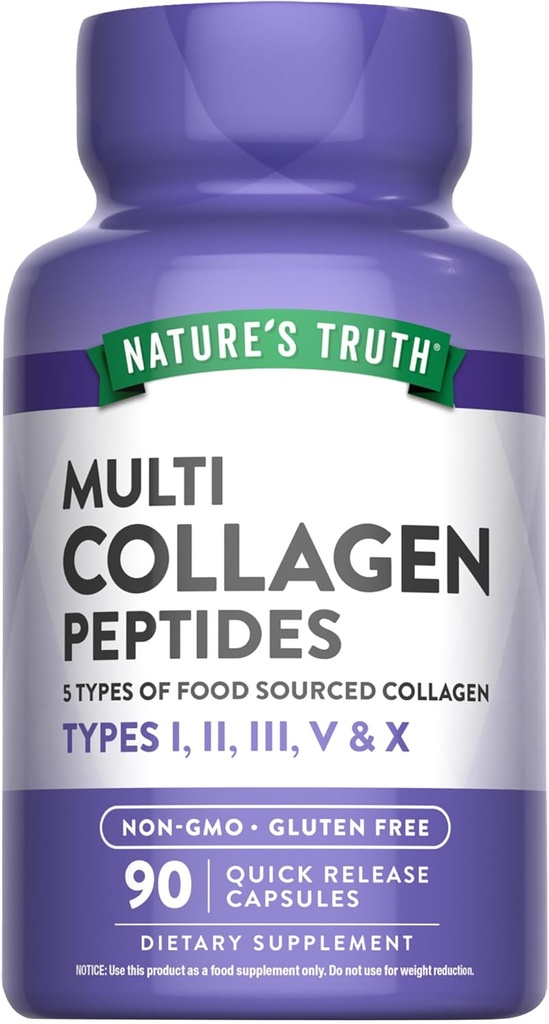 Nature's Truth Multi Collagen Peptides Κάψουλες 