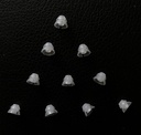 Jungle Care® (6mm Μικρό * 10pc) Double Layer Magic Auding Aid Domes Άνετο PSAP (Personal Sound Ενισχυτές Προϊόν) Κιτ Συμβουλές αυτιού Αόρατες, Ιδανικές για Ανοιχτό Αέρα (Open Fit), εκτός από RIC