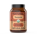 Βιολογικές κάψουλες Turmeric - Ακατέργαστη & καθαρή σκόνη ρίζας κουρκουμίνης, 100 κάψουλες 600mg, χοληδόχος κύστη, ήπαρ και υποστήριξη