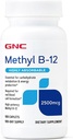 GNC Methyl B12 2500mcg συμπλήρωμα, απαραίτητο για τον υδατάνθρακες Μεταβολισμός και την παραγωγή ενέργειας, 100 υπηρεσίες