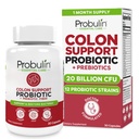 Probulin Colon Support Probiotic Supplement, Daily Gut, Digestive, and Immune Health Probiotics Capsules for Men and Women, 20 Billion CFU, Vegan, 30 Count Bottle