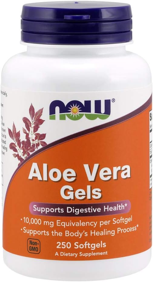 Τώρα Τρόφιμα Aloe Vera Gels, 10000 mg 250 Softgels