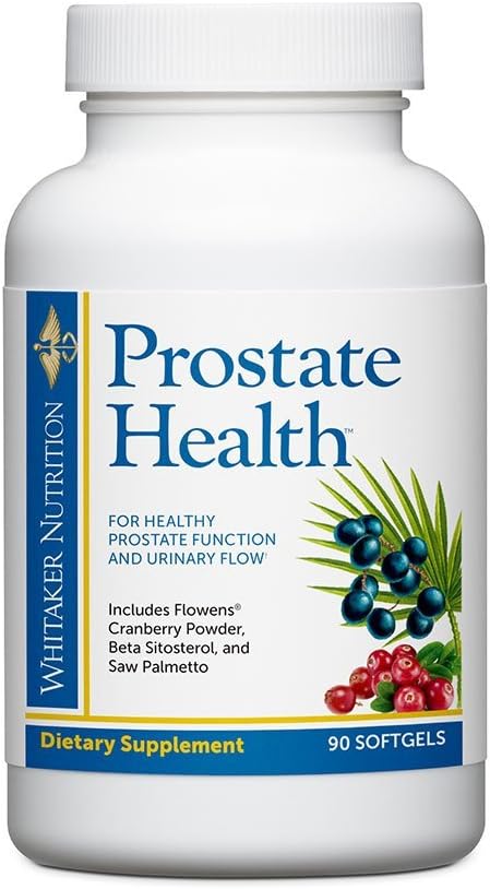 Υγεία Prostate Δρ Whitaker με Saw Palmetto εκχύλισμα, flowens σκόνη βατόμουρο και βήτα σιτοστερόλη για την υποστήριξη λειτουργία Prostate, Bladder υγεία, και προωθεί την κορυφή ουρική ροή, 90 softgels