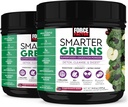 Force Factor Smarter Greens Superfoods Powder to Support Digestion, Gut Health, Bloating, Greens Powder with Probiotics, Prebiotics, Digestive Enzymes, & Adaptogens, Ρόδι Berry, 60 Servings