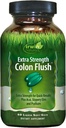Irwin Naturals Extra Strength Colon Flush Quick & Powerful Digestive + Συμπλήρωμα υποστήριξης δυσκοιλιότητας με Psyllium, Acai, Triphala + Καταπραϋντικά Βοτανικά - 60 Liquid Softgels