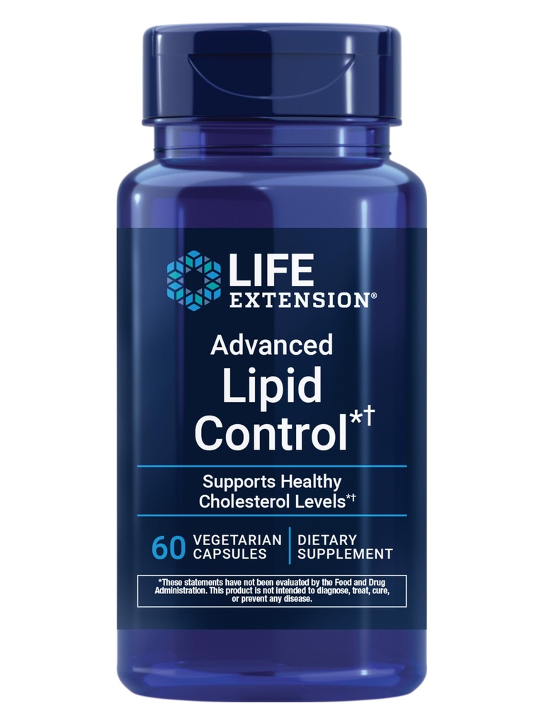 Επέκταση ζωής Advanced Lipid Control, amla Extract, ινδικό φραγκοστάφυλο, υγεία της καρδιάς, ενδοθηλιακή υγεία, χορτοφάγοι, χωρίς γλουτένη, 60 κάψουλες