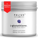 Ultra High Strength L-Glutathione 98% συμπλήρωμα για το λαμπερό δέρμα - Συμπληρώματα κολλαγόνου για γυναίκες και άνδρες - 500mg συμπυκνωμένη Φόρμουλα, Μειωμένη Γλουταθειόνη συμπλήρωμα - 120 κάψουλες