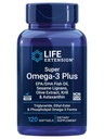 Επέκταση ζωής Super Omega-3 Plus EPA/DHA ιχθυέλαιο, Sesame Lignans, εκχύλισμα ελιάς, κριλ & Ασταξανθίνη - Καρδιά, εγκέφαλος και κοινή υποστήριξη υγείας - χωρίς γλουτένη, μη GMO - 120 Softgels