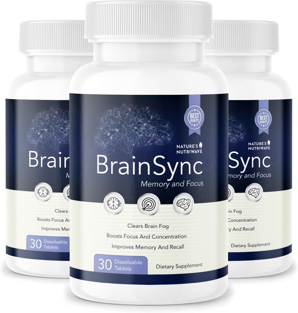 BrainSync Probiotic Supplement – Υποστηρίζει την καθημερινή ευεξία και την ισορροπία των κονδυλωμάτων – 3.6 δισεκατομμύρια CFU – 30 Διαλυτά δισκία, 3 μήνες προμήθεια