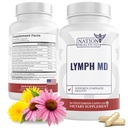 Lymph MD - Lymphatic Drainage Supplement - με Bromelain, Echinacea, Burdock Root, Dandelion, Rutin, Kelp & More - Lymph System Support for Women & Men - 60 Κάψουλες