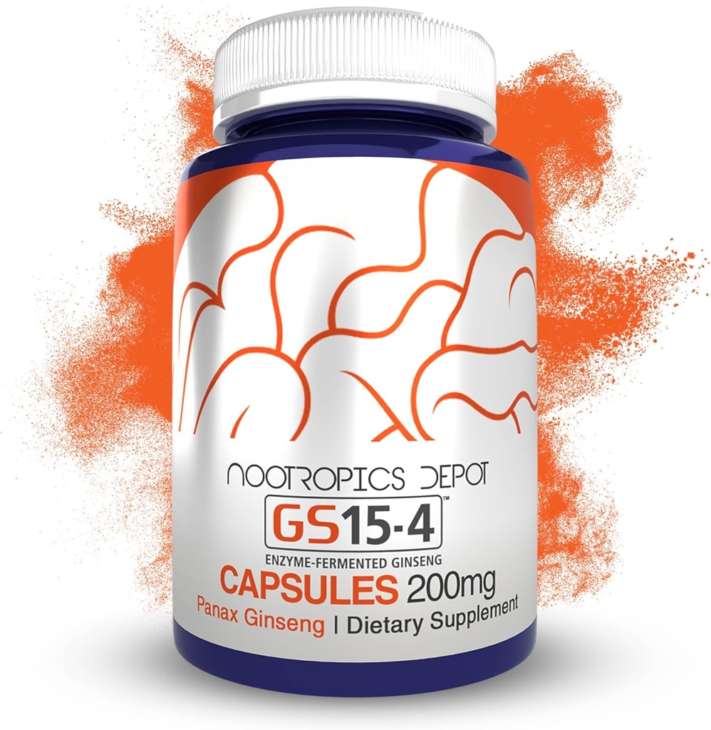 Nootropics Depot GS15-4 Panax Ginseng Extract Κάψουλες 200mg 
