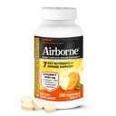 Airborne 1000mg Βιταμίνη C με D και ψευδάργυρο, Multivitamin ανοσοποιητικό συμπλήρωμα υποστήριξης με αντιοξειδωτικά A, C, και E, 200 Μασώμενα δισκία, Citrus Flavor