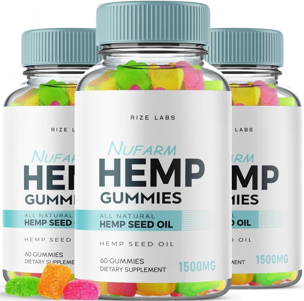 rize labs (πακέτο των 3 Nufarm Gummies, Advanced Formula Gummy για καλύτερο ύπνο, συμπλήρωμα για την υποστήριξη Total Body Balance, Gummies για υγιή μυαλό και σώμα, Nu Farm Gomitas κριτική (180 Gummies)