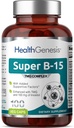 Super B-15 100 Vcaps - Νιασίνη Ασβέστιο Χολίνη Ινοσιτόλη TMG TMG - Υποστηρίζει υγιή επίπεδα ενέργειας οξυγόνου