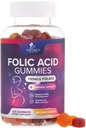 Φολικό οξύ Gummies για τις γυναίκες 785 mcg, Απαραίτητες προγεννητικές βιταμίνες για τη μαμά & το μωρό, Vegan Folic συμπλήρωμα Gummy, καθημερινή βιταμίνη B9 επιπλέον Folate δύναμη, πριν από τη διάρκεια μετά την εγκυμοσύνη - 120 Gummies