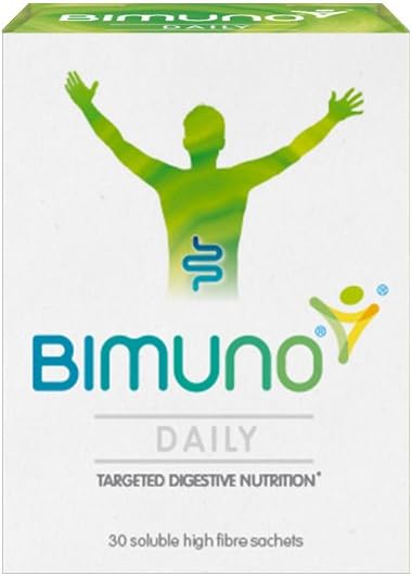 BIMUNO Αρχική - Καθημερινή προβιοτικά συμπληρώματα διατροφής. Υποστήριξη για την υγεία των ανδρών, των γυναικών, των παιδιών και του bifidobacterium Πολιτισμού. Ψηλός στη Φίμπρε. Χωρίς γεύση, χορτοφαγικά, χωρίς γλουτένη 1 συσκευασία (30 φακελάκια)