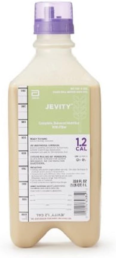 Jevity Plus Ross Ready-to-Hang 1.2 Cal/Ml Υγρή Διατροφή Υψηλού-Νιτρογόνου με πατενταρισμένο μείγμα ινών 1000 Ml με καπάκι προσαρμογέα - 1 περίπτωση των 8