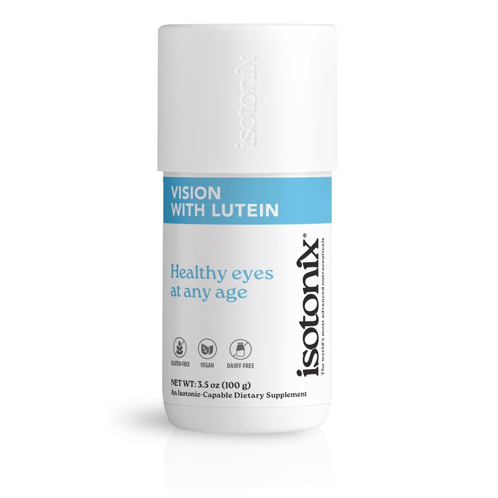 Isotonix Vision Formula with Lutein – Υποστηρίζει την υγεία των ματιών, την όραση και την κυκλοφορία – Αντιοξειδωτικά, ψευδάργυρος, βιταμίνη C, E, Bilberry, Zeaxanthin – Συμπλήρωμα ματιών για την καθαρότητα και την προστασία - 30 Services