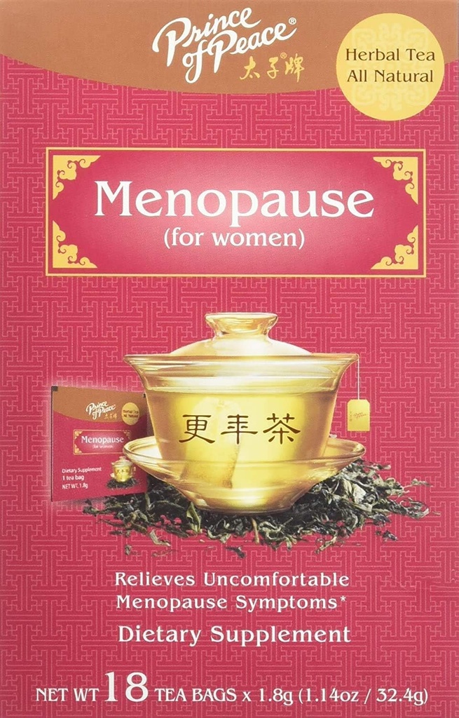 Πρίγκιπας της Ειρήνης® Εμμηνόπαυση Herbal Τσάι 18 Τσάι