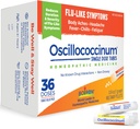 Boiron Oscillococcinum Ομοιοπαθητική Ιατρική για τα συμπτώματα της γρίπης, Λευκό, 36 Count