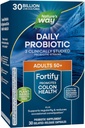 Nature's Way Fortify 50+ Daily Probiotic for Men & Women, 30 Billion Live Cultures, Colon, Digestive, and Immune Health Support* Supplement, 30 Κάψουλες