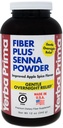 Yerba Prima Fiber Plus Senna Powder, 12 oz (Pack of 1) - Apple Spice Flavor, Gentle Overnight Relief, USA Made, Non-GMO, Stevia Sweetened, Short-Term Use to Restore Regularity
