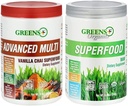 Πράσινοι+ Βιολογικά Superfood Raw με Advanced Multi Vanilla Chai Superfood, Bundle (Pack of 2)