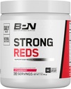 ΦΥΣΙΚΗ ΔΙΑΤΡΟΦΗ ΕΠΙΔΟΣΕΩΝ, BPN Strong Reds Superfood Powder, Digestive Enzymes, Αντιοξειδωτικά, Βελτιωμένη Φυσική Ενέργεια, 30 εξυπηρετήσεις, Φράουλα