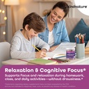 nynature L-theanine Gummies 200mg – Vegan Calm & Focus συμπλήρωμα για ενήλικες & παιδιά Ηλικίες 4+ – Mixed Berry Chewable, χαμηλή ζάχαρη, μη-νύχτα*