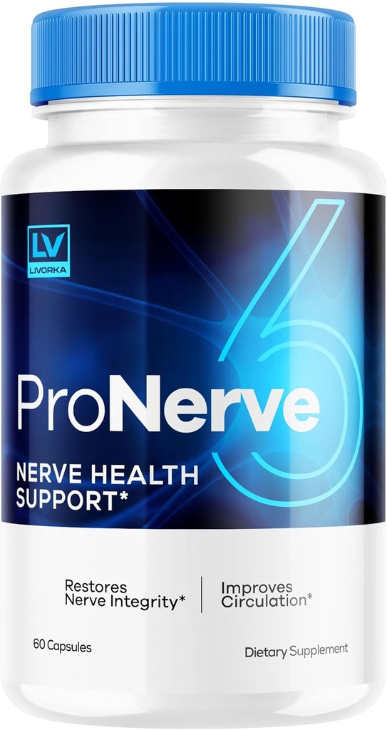 Livorka Pronerve 6, Nerve Health Support Advanced Formula - 60 κάψουλες για 1 μήνα