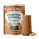 Τέσσερις Sigmatic Organic Plant-based πρωτεΐνη σκόνης φυστικοβούτυρο πρωτεΐνη με χαίτη, Chaga, Cordyceps και περισσότερα 