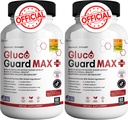 Gluco Guard Max Daily Wellness Support Supplement με Βιταμίνες, Ορυκτά και Βότανα – Χρώμιο, Μαγνήσιο, Μπανάμπα, Πικρό Μελόνιο και Ψευδάργυρο – Μη ΓΤΟ, Χωρίς Γλουτένη – 120 Κάψουλες