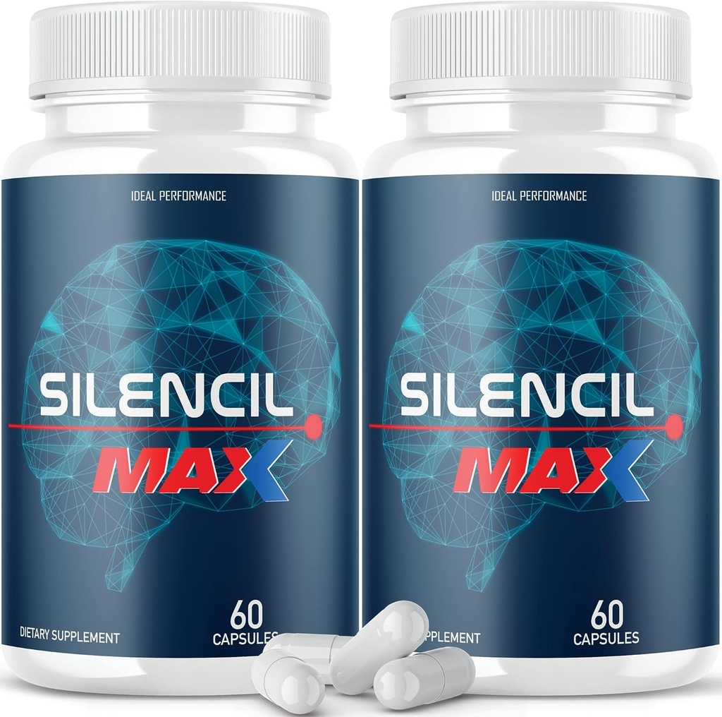 IDEAL PERFORMANCE (2 Pack) Silencil Tinnitus Max Supplement Pills Silencio Silencile (120 Capsules)