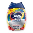 TUMS Chewy Bites Μασώμενα αντιόξινα δισκία με Αέριο Ανακούφιση, Λεμόνι & Φράουλα - 54 Count