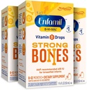 Enfamil D-Vi-Sol Vitamin D Liquid Supplement Σταγόνες για Βρέφη, Υποστήριξη Ισχυρών Δόντια & οστά σε Νεογέννητα Μωρά, Εύκολη στη Χρήση, Χωρίς Γλουτένη, Φιάλη Σταγονόμετρο 50 mL, Συσκευασία των 3