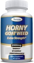 Extra Strength Horny Goat Weed Extract - Ενέργεια, απόδοση, & Stamina Booster- με Maca, L-αργινίνη, Tongkat Ali για άνδρες & γυναίκες - 60 κάψουλες