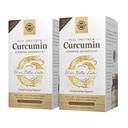Solgar Full Spectrum Curcumin - 90 LiCaps, Συσκευασία των 2 - Superior Απορρόφηση - Εγκεφαλική, Κοινή & Ανοσολογική Υγεία - Μη ΓΤΟ, Vegan, Χωρίς Γλουτένη, Χωρίς Γαλακτοκομικά - 180 Σύνολο Σερβίρεις