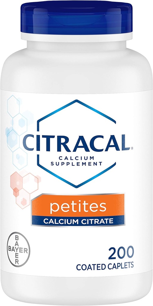 Citracal Petites Με Βιταμίνη D3 Δισκία 200 Count - Συσκευασία των 3
