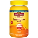 Nature Made Wellblends ImmuneMAX Gummies, Vitamin C, Zinc, and Vitamin D3, Immune Support Supplement, 42 Tangerine Flavor Gummies