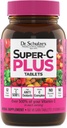 Το Super-C Plus του Dr. Schulze - Συμπλήρωμα βιταμίνης C για την υποστήριξη του ανοσοποιητικού - Υγεία του δέρματος & Αντιοξειδωτική Υποστήριξη - Φόρμουλα υψηλής ισχύος - Φυτική βάση Superfood - Χωρίς γλουτένη & Vegan - 60 Count (20 Servings)