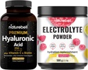 NatureBell Υαλουρονικό Οξύ Κάψουλες με Βιοτίνη + Βιταμίνη C & Ηλεκτρολυτική Ενυδάτωση Pack Bundle 