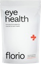 Florio Eye Health Gummy Vitamins for Adults, 2X Lutein & Zeaxanthin, Vitamins A, B2, B3, C & E, Preserve Macular & Retinal Health, Fights Oxidation, 30-Day Supply, Natural Peach Flavor