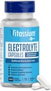 Vitasium Electrolyte Κάψουλες, Ηλεκτρολύτες για τη Διαχείριση των POTS και των Διαιτήσεων Υψηλού Νατρίου (500mg Νάτριο - 100mg Κάλιο), Άγευστα, 100 Χάπια Αλάτι (Μέγεθος 0)