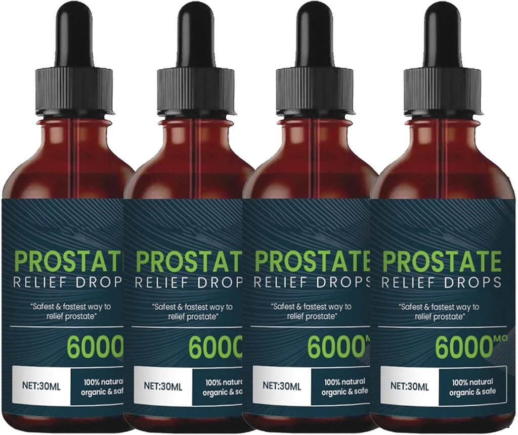 Σταγόνες θεραπείας του προστάτη - Prostate Relief Drops, Prostate Natural Herbal Drops (4pcs)