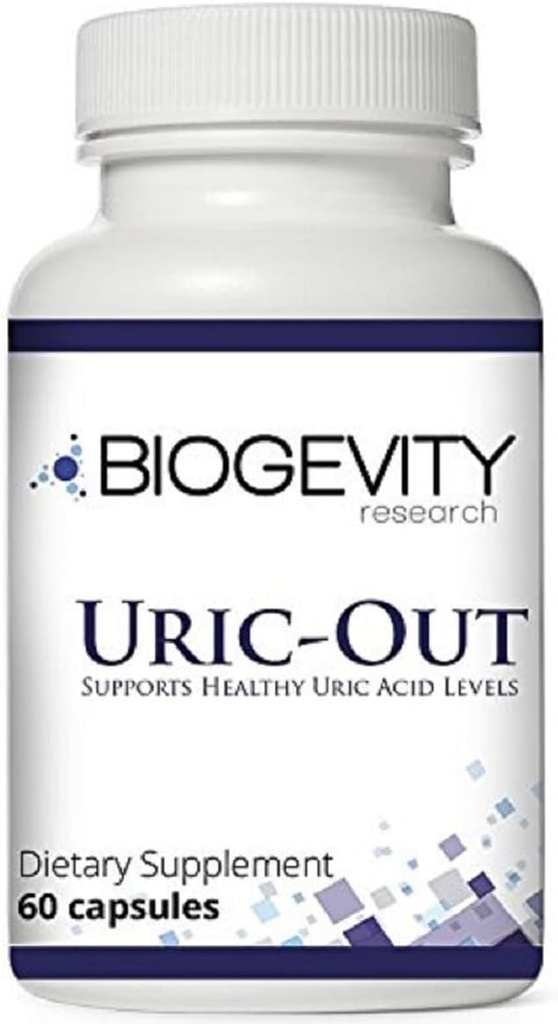 Uric-Out Ultimate Uric Acid Support - 11 ισχυρά εκχυλίσματα - Σπόροι σέλινου, συμπύκνωμα κερασιού, Chanca Piedra - καθαρισμός ούρων 60 Caps
