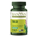 Banyan Botanicals Tulsi (Άγιος Βασίλειος) – Ανόρθωση Adaptogen – Βιολογικό Πνεύμονα και Συμπληρώματα Αναπνευστικής Υγείας * – 90 Δισκία – Μη ΓΤΟ Βιώσιμα που προέρχονται Vegan