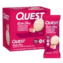 Quest Διατροφή παγωμένα Cookies Twin Pack, κέικ φράουλας, 1g ζάχαρη, 10g πρωτεΐνη, 2g καθαρό υδατάνθρακες, Χωρίς γλουτένη, 16 Cookies