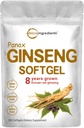 Micro Συστατικά Κόκκινο συμπλήρωμα Panax Ginseng 6.000mg ανά υπηρεσία, 300 Softgels 