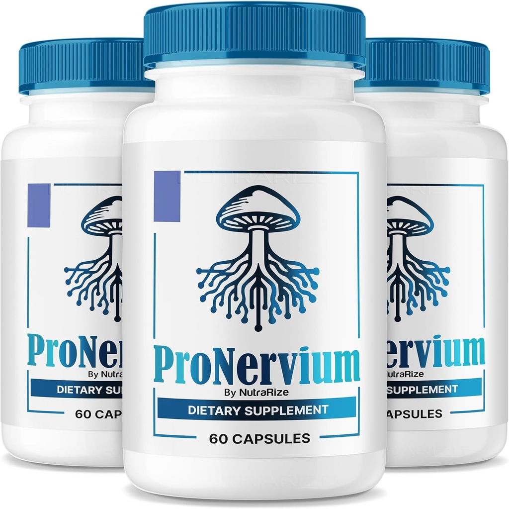 (3 Pack) ProNervium - ProNervium Advanced Nerve Health Supplement, ProNervium Nerve Support Dietary Pills, All-Natural Formula for Dynamic Lifestyle, Pro Nervium Pastillas Κριτικές (180 Κάψουλες)