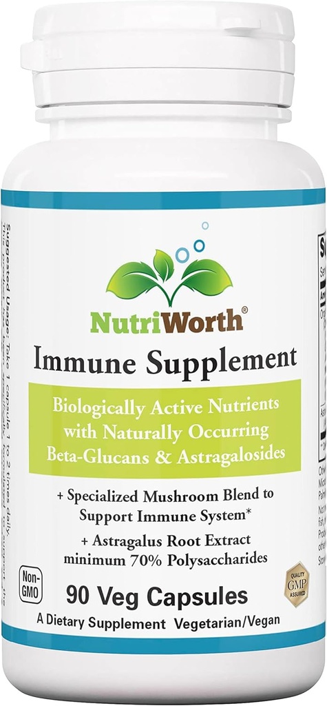 Immune Supplement 90 Veg Κάψουλες - Βιολογικό Mushroom Blend